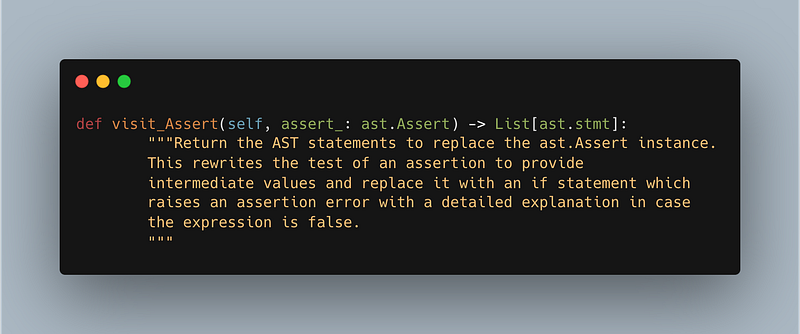 Pytest's source code